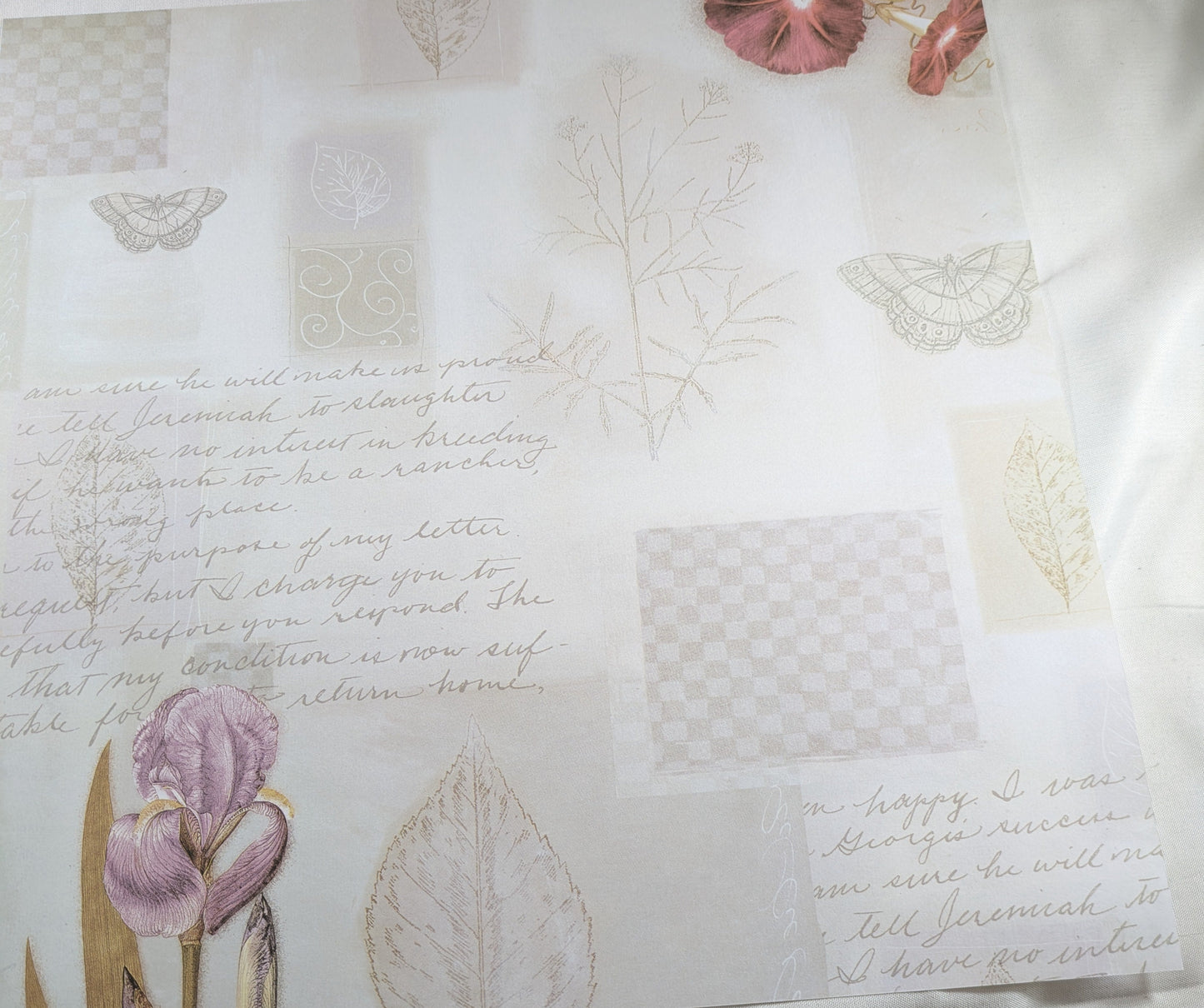 10 SHEETS 30CM X 30CM DECORATED PAPER SALE ON TWO ITEMS PLUS ACROSS MY SHOP P&P INCLUDED CODE 31