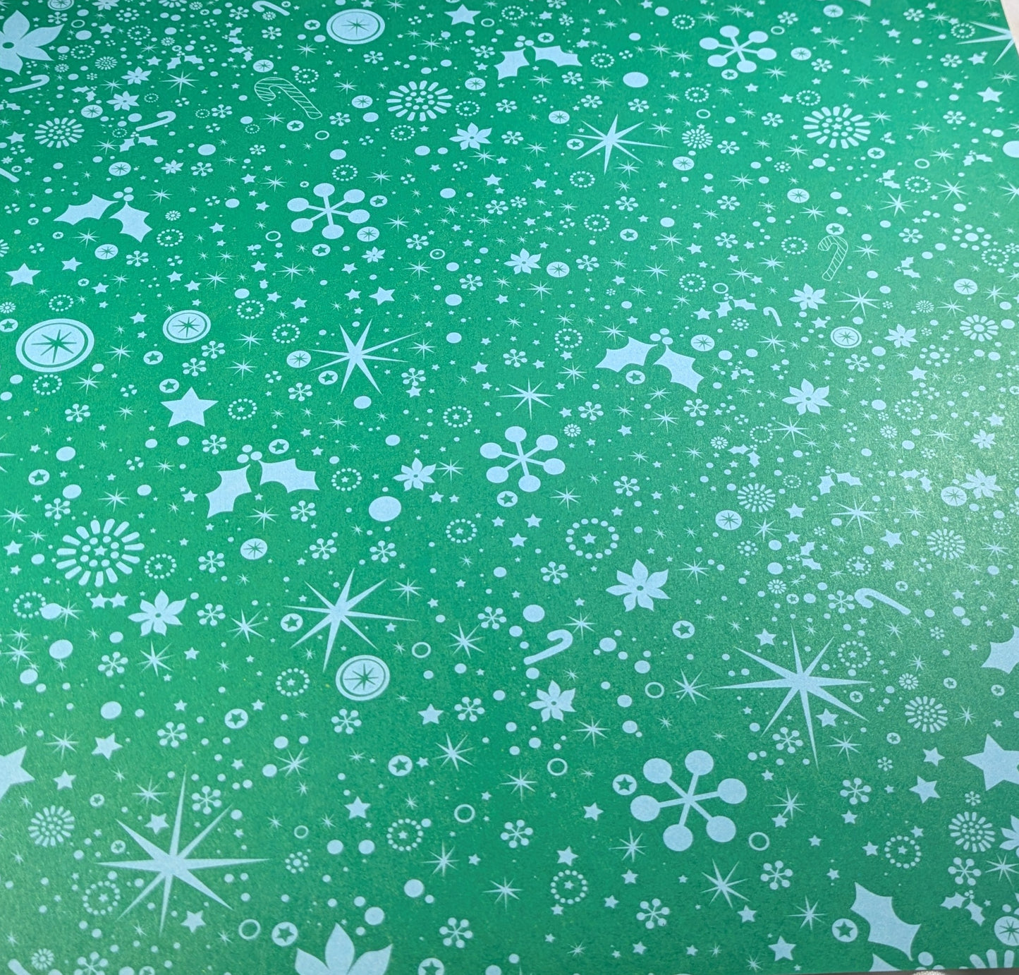 10 SHEETS 30CM X 30CM DECORATED PAPER SALE ON TWO ITEMS PLUS ACROSS MY SHOP P&P INCLUDED TO UK CODE 147