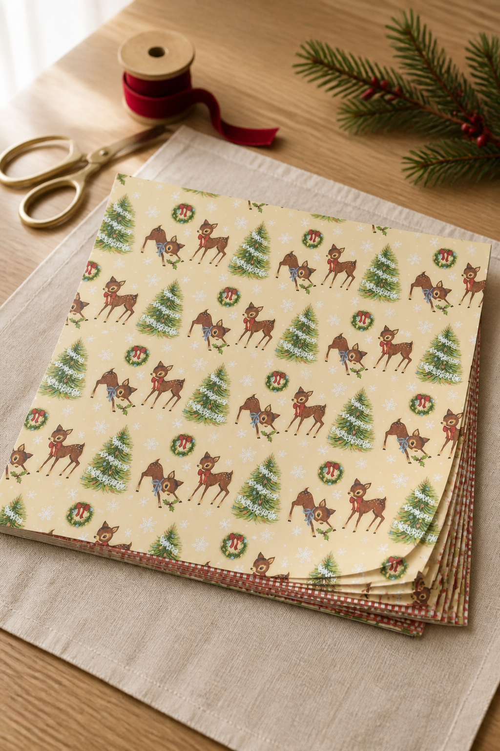 10 SHEETS 30CM X 30CM DECORATED PAPER SALE ON TWO ITEMS PLUS ACROSS MY SHOP P&P INCLUDED TO UK CODE 308