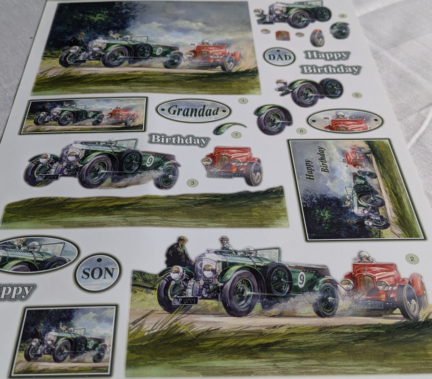 BUY 2 6X6 INCH 3D CARD KITS SALE ON TWO ITEMS PLUS ACROSS MY SHOP P&P INCLUDED TO UK CODE 218