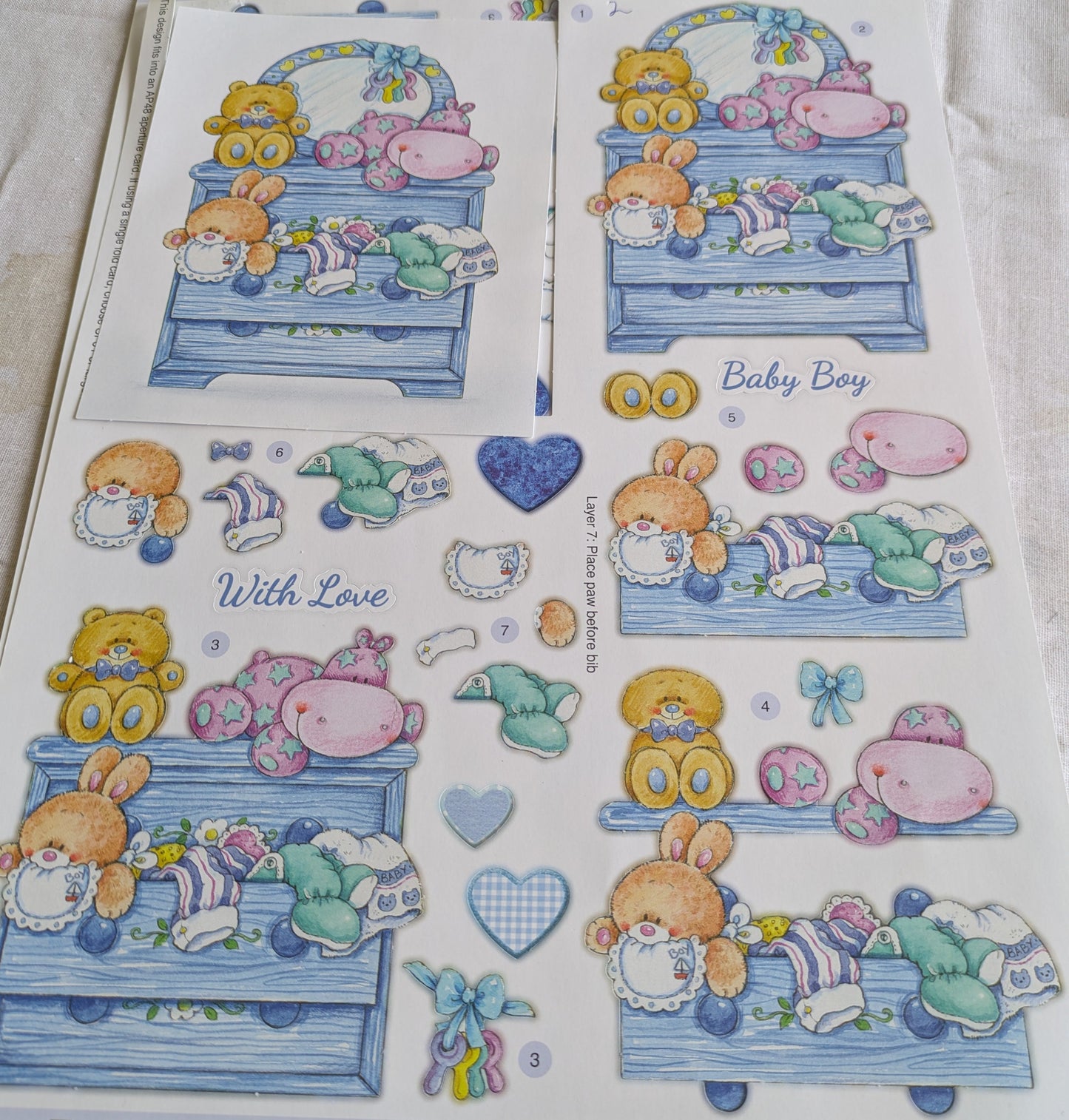 BUY 2 6X6 INCH 3D CARD KITS SALE ON TWO ITEMS PLUS ACROSS MY SHOP P&P INCLUDED TO UK CODE 238