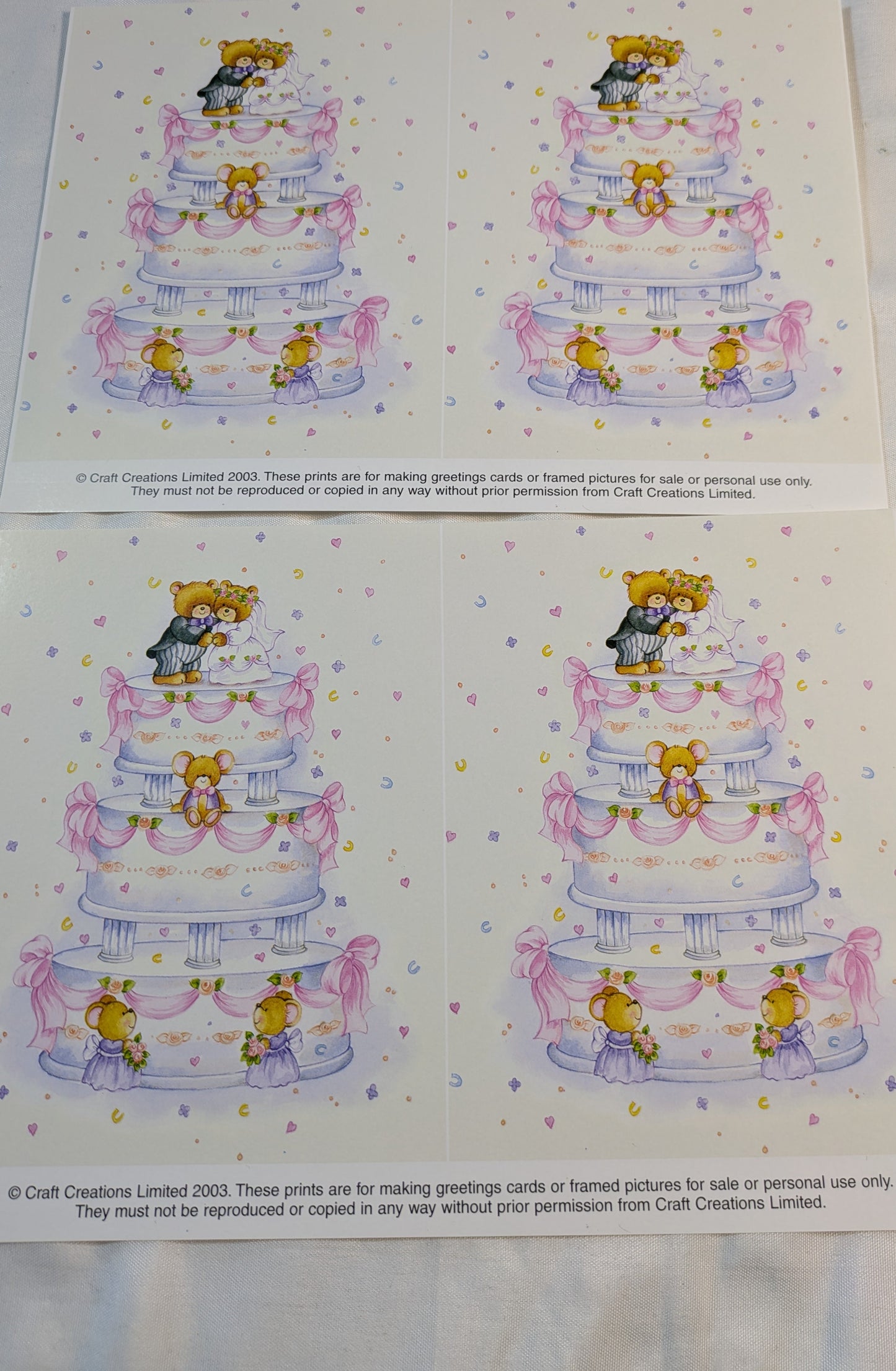 BUY 2 6X6 INCH CARD KITS SALE ON TWO ITEMS PLUS ACROSS MY SHOP P&P INCLUDED TO UK CODE 346