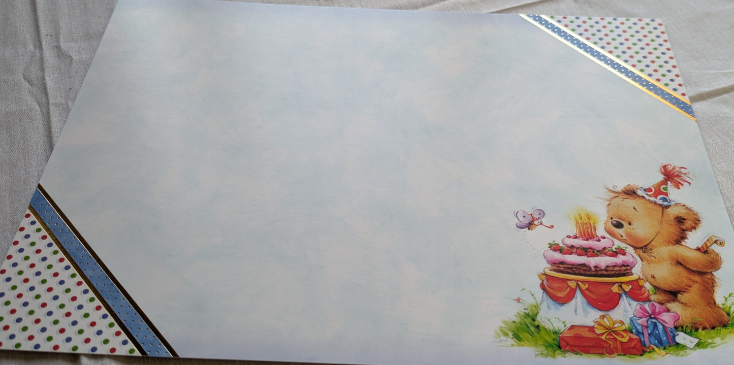 A4 DECORATED CARD 10 SHEETS SALE ON TWO ITEMS PLUS ACROSS MY SHOP P&P INCLUDED CODE 13