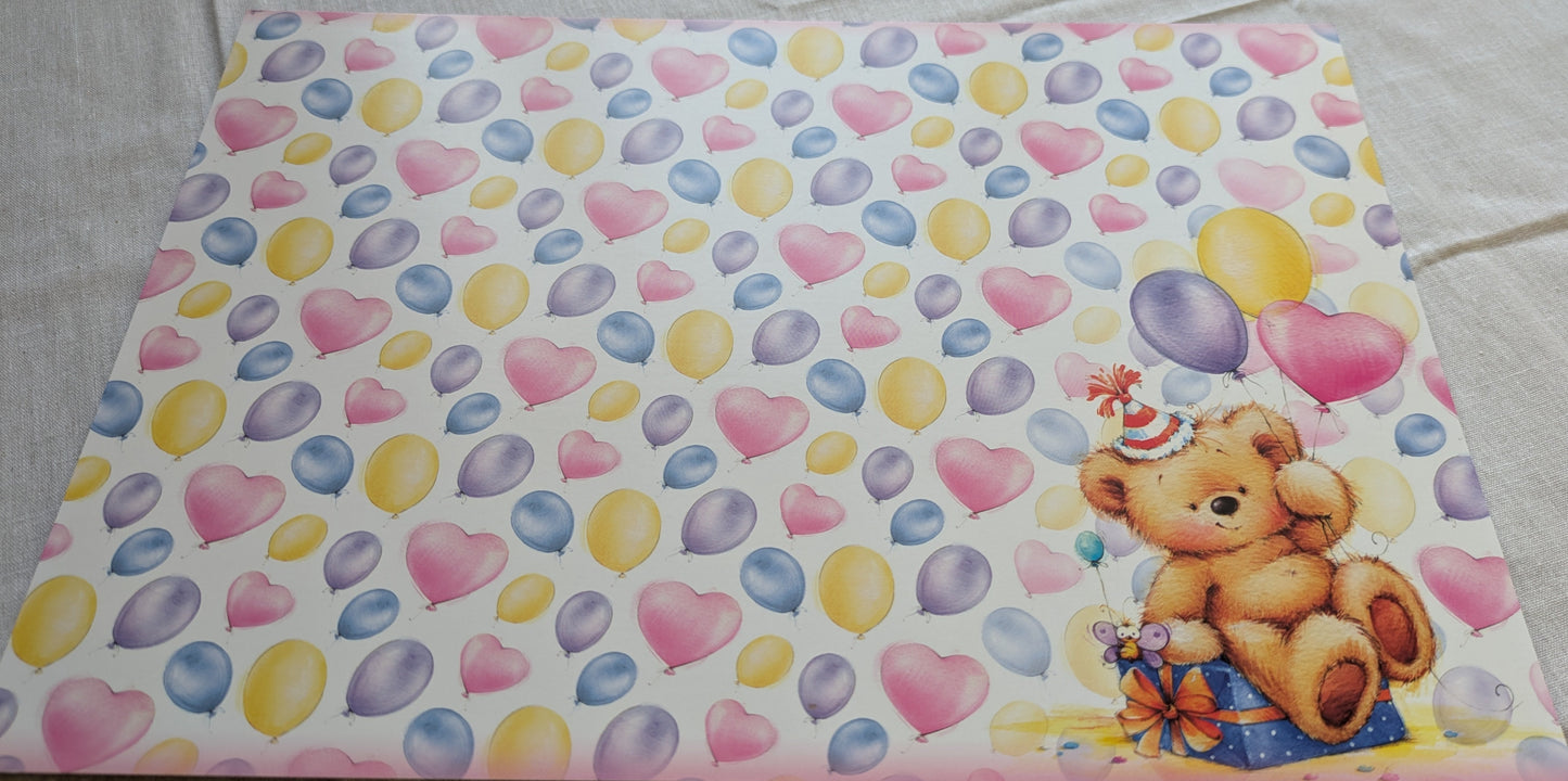 A4 DECORATED CARD 10 SHEETS SALE ON TWO ITEMS PLUS ACROSS MY SHOP P&P INCLUDED CODE 14