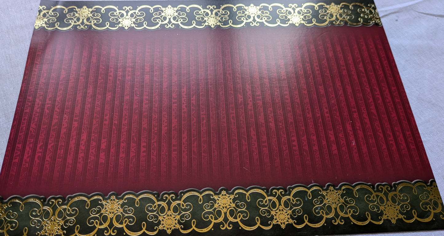 A4 DECORATED CARD 10 SHEETS SALE ON TWO ITEMS PLUS ACROSS MY SHOP P&P INCLUDED CODE 43