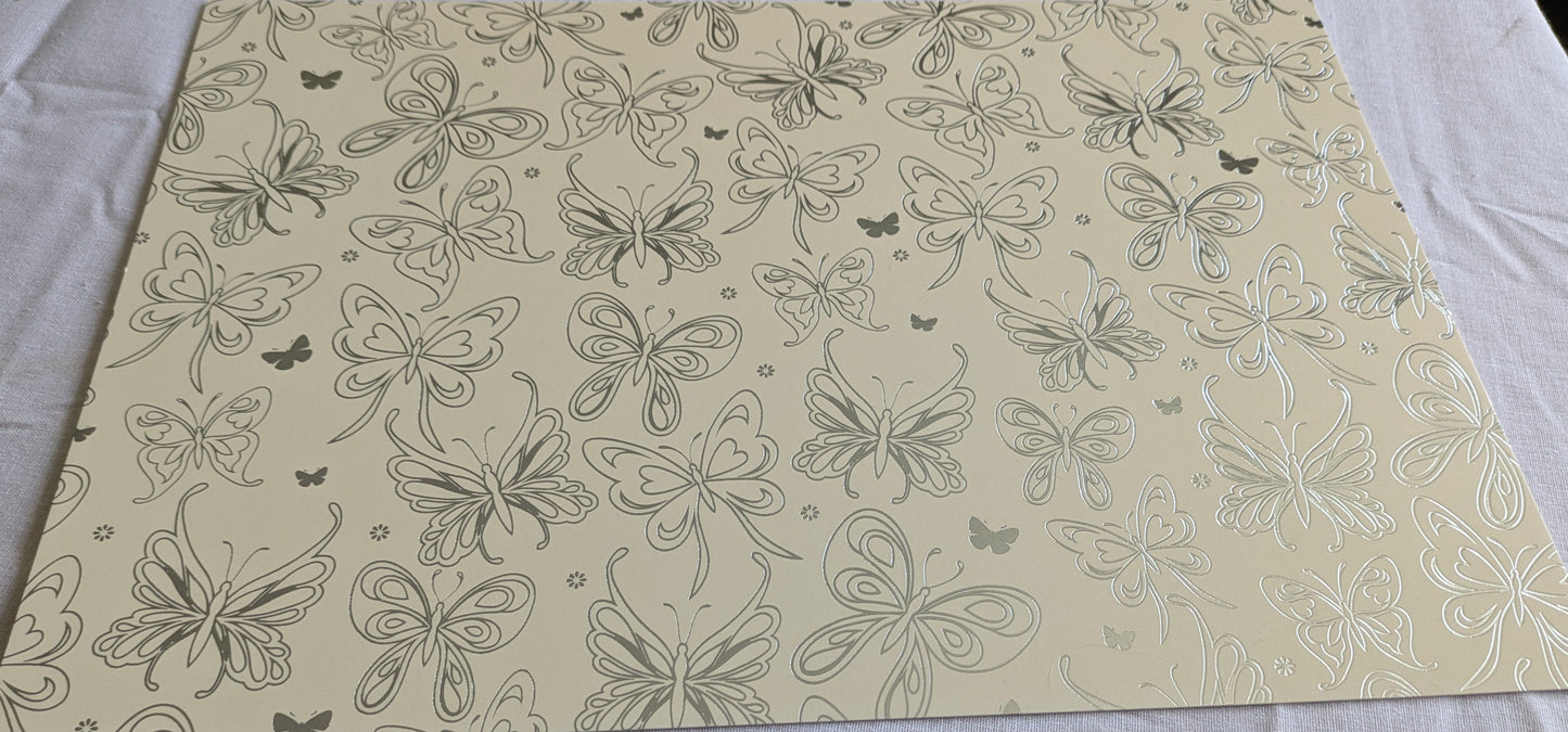 A4 DECORATED CARD 10 SHEETS SALE ON TWO ITEMS PLUS ACROSS MY SHOP P&P INCLUDED CODE 123