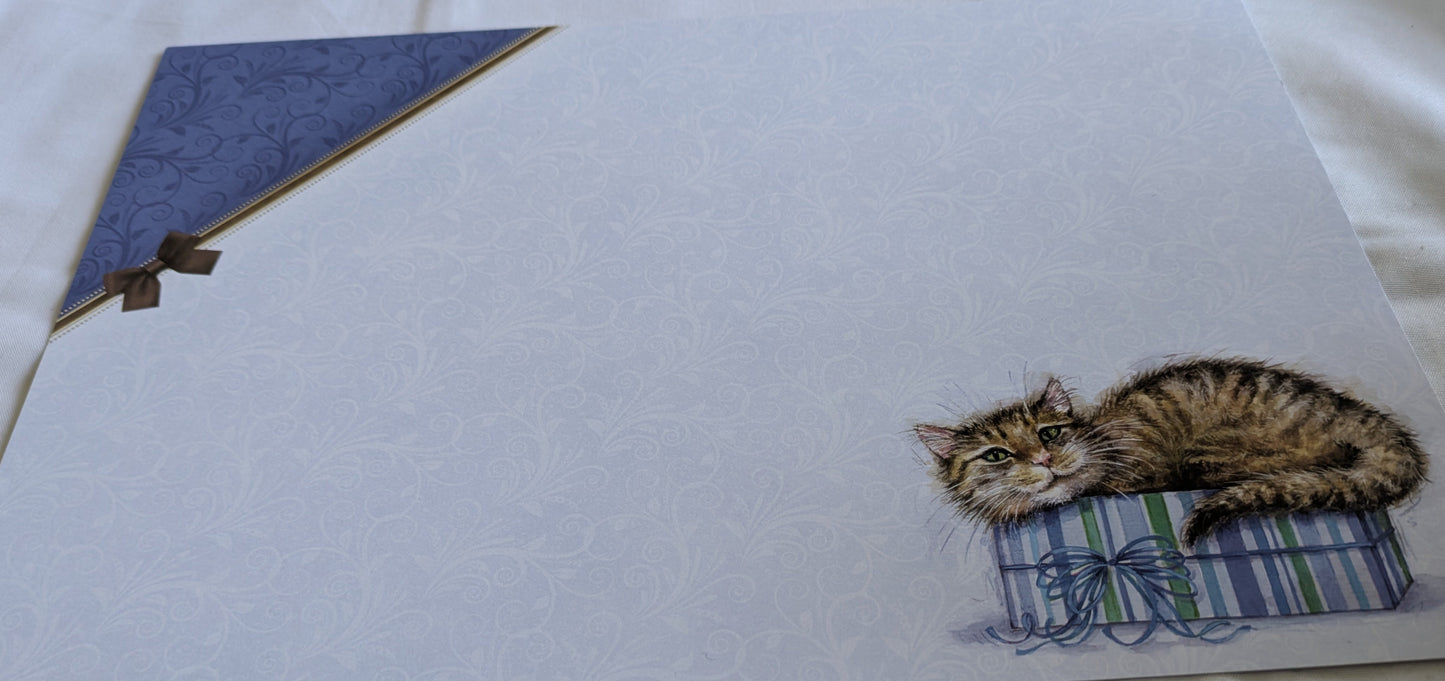 A4 DECORATED CARD 10 SHEETS SALE ON TWO ITEMS PLUS ACROSS MY SHOP P&P INCLUDED TO UK CODE 144