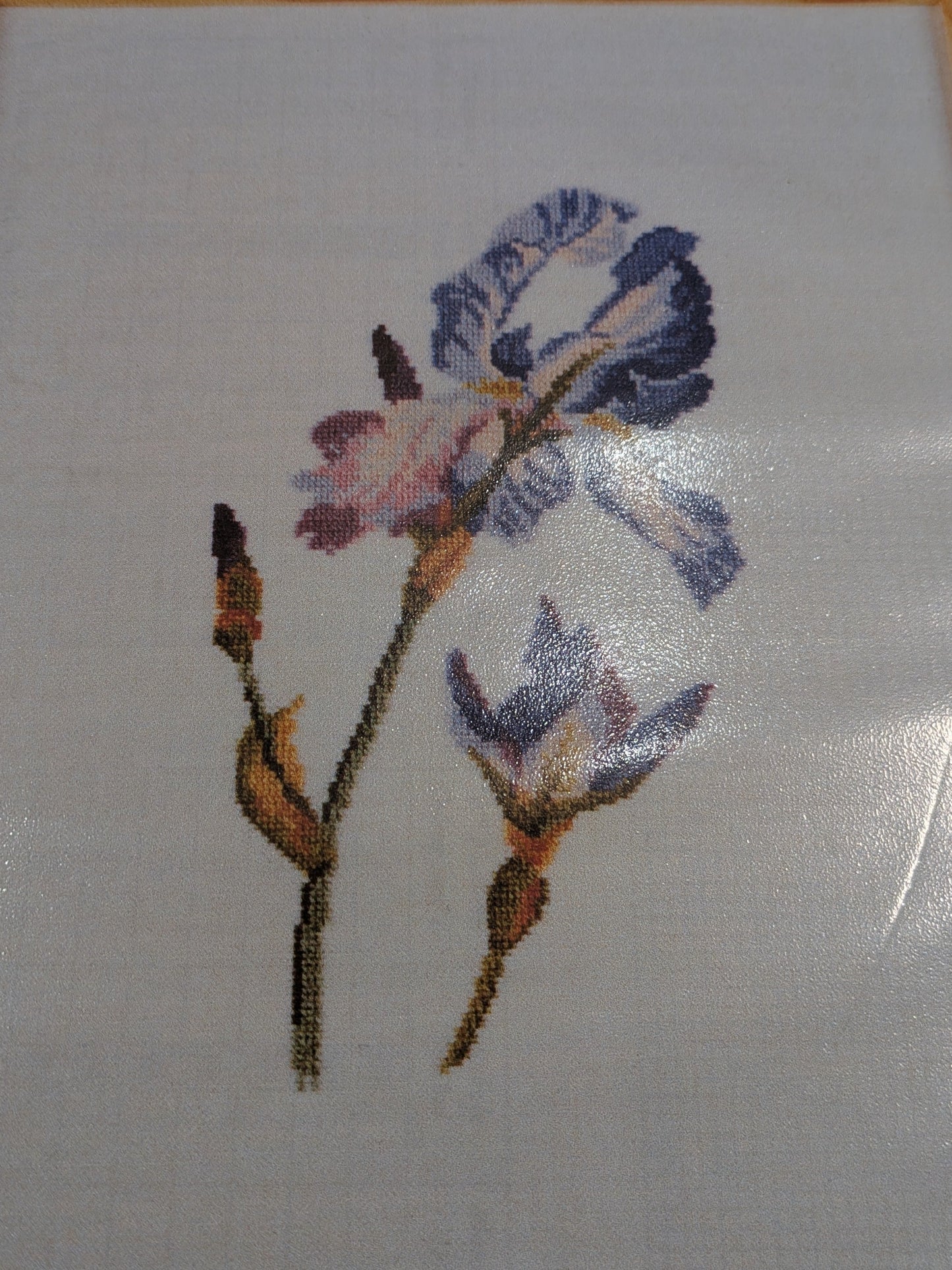 CROSS STITCH CHART OF A FLOWER INCLUDING P&P TO UK SALE ON 2 ITEMS PLUS ACROSS MY SHOP CODE 24