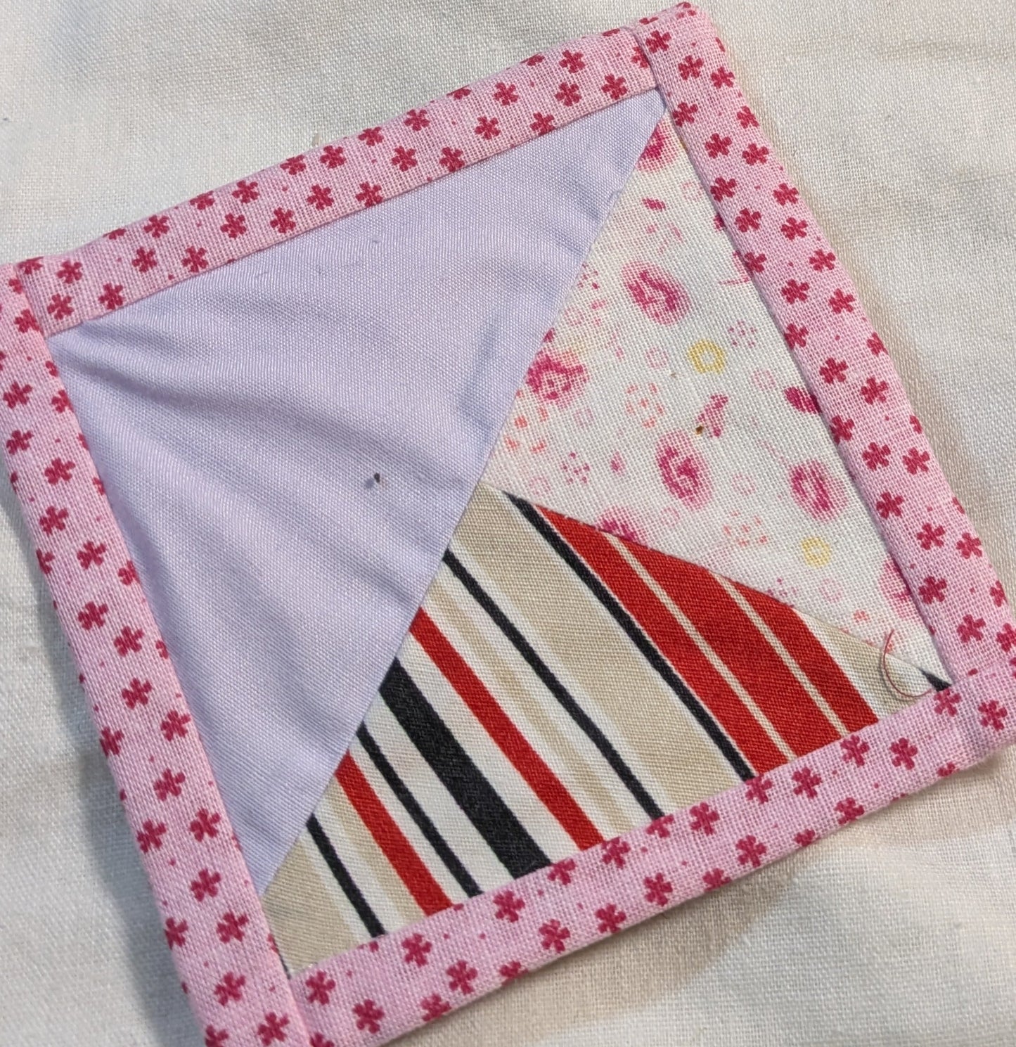 HAND MADE FABRIC COASTERS INCLUDING P&P TO UK SALE ON 2 ITEMS + ACROSS MY SHOP CODE 157