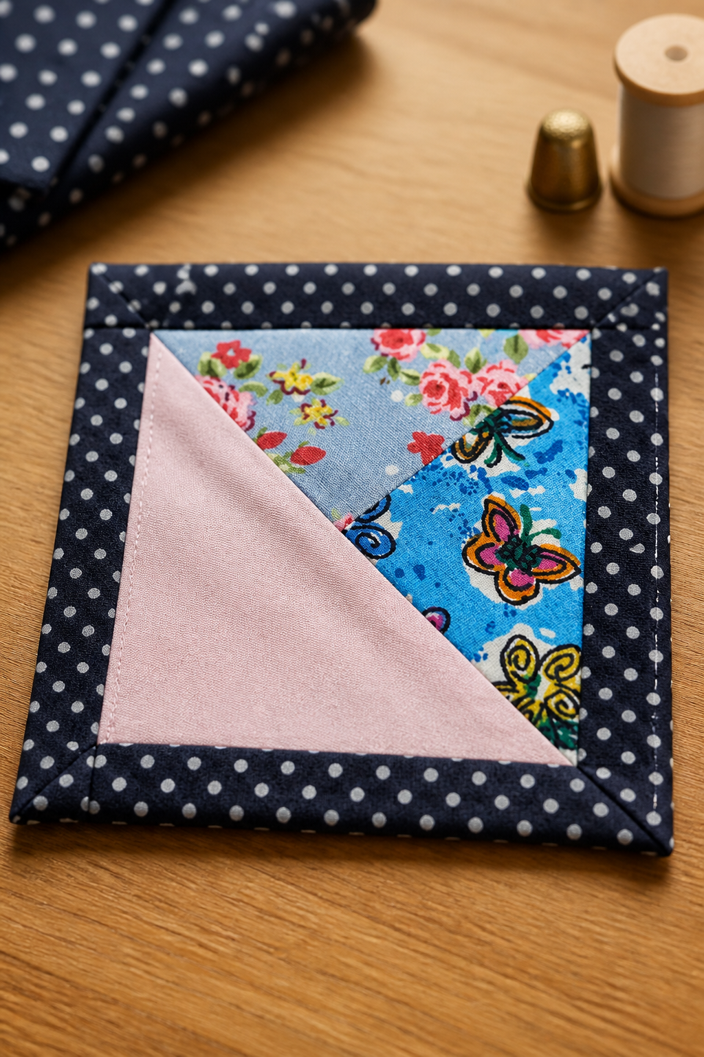 HAND MADE FABRIC COASTERS INCLUDING P&P TO UK SALE ON 2 ITEMS + ACROSS MY SHOP CODE 155