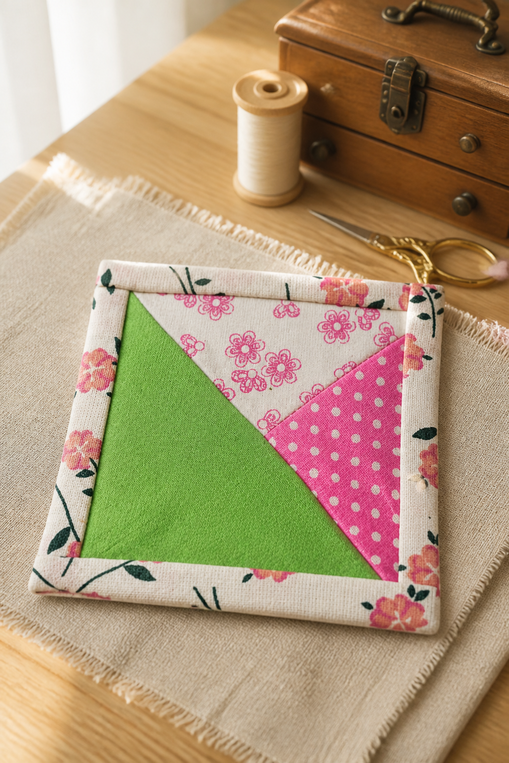 HAND MADE FABRIC COASTERS INCLUDING P&P TO UK SALE ON 2 ITEMS + ACROSS MY SHOP CODE 158