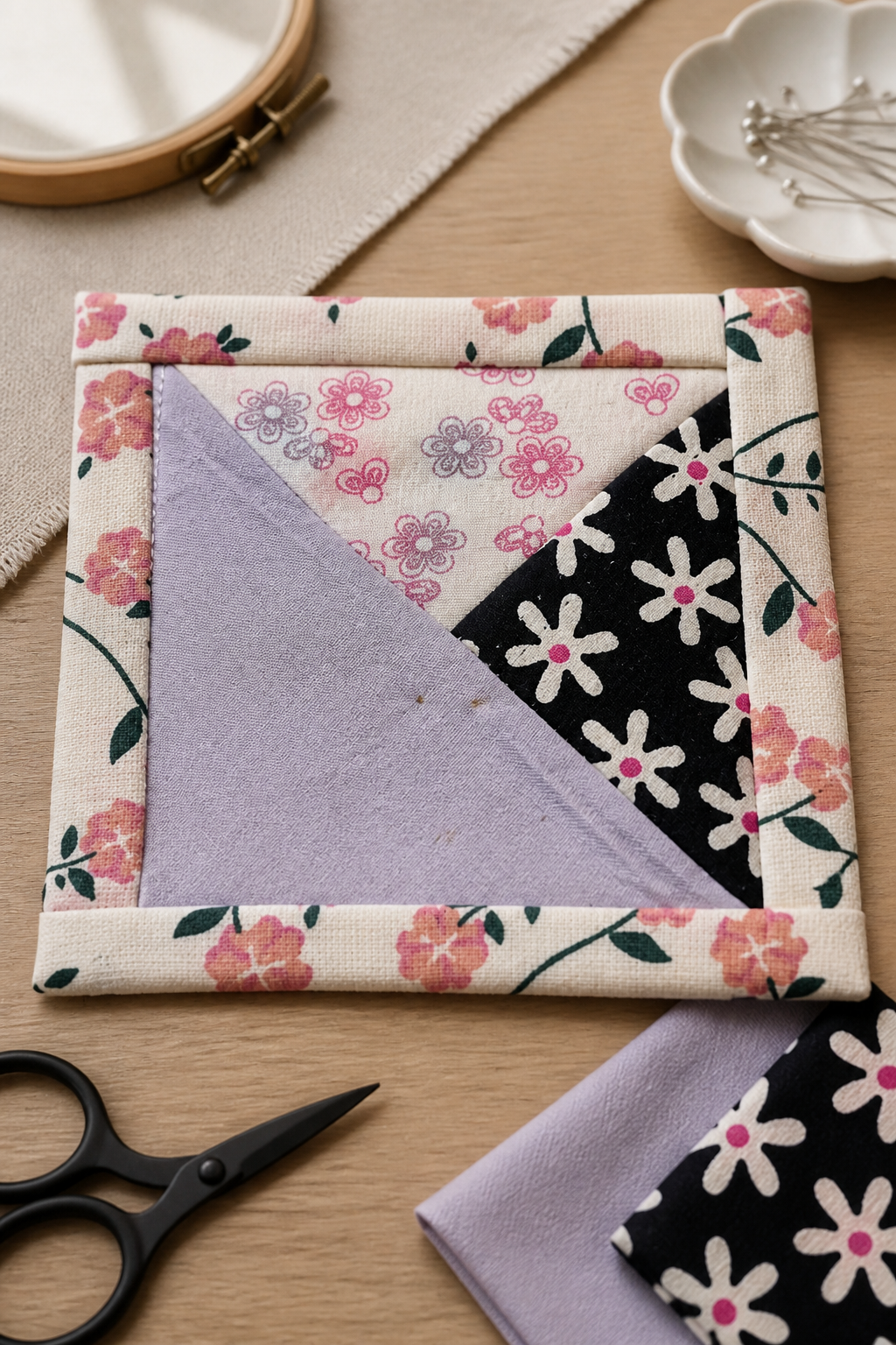 HAND MADE FABRIC COASTERS INCLUDING P&P TO UK SALE ON 2 ITEMS + ACROSS MY SHOP CODE 164