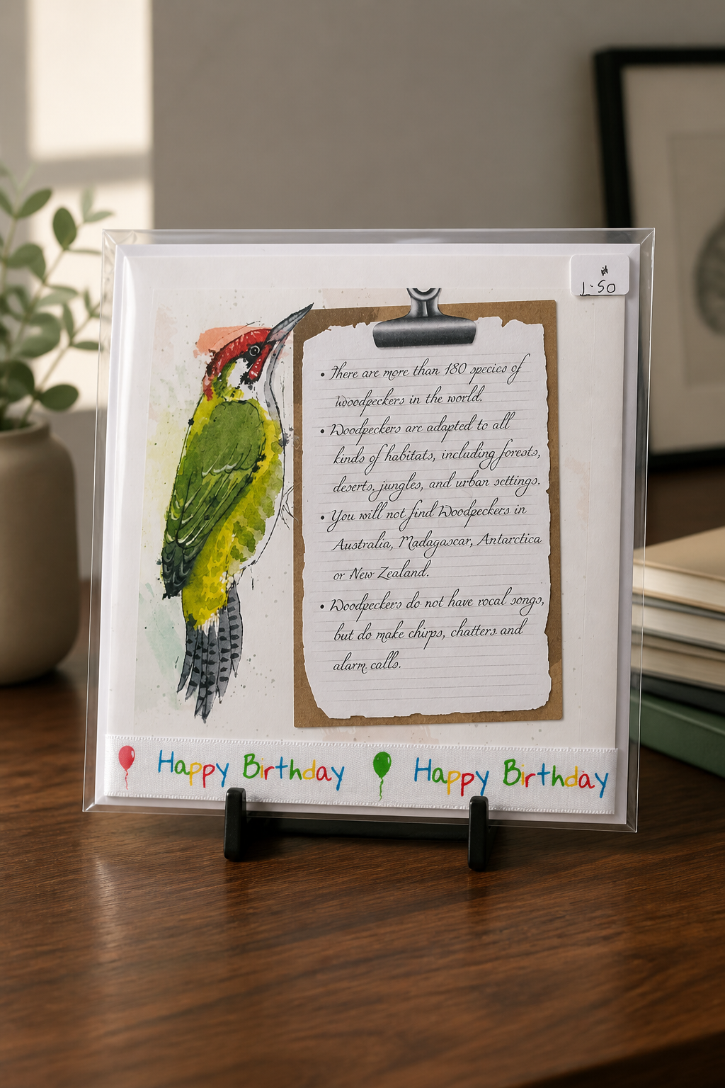 6x6 INCH BIRD CARDS HAPPY BIRTHDAY SALE ON TWO ITEMS PLUS ACROSS MY SHOP INCLUDING P&P TO UK CODE 36