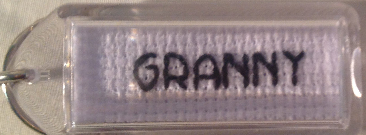 CROSS STITCH LONG KEYRINGS INCLUDING P&P TO UK SALE ON 2 ITEMS + ACROSS MY SHOP CODE 302