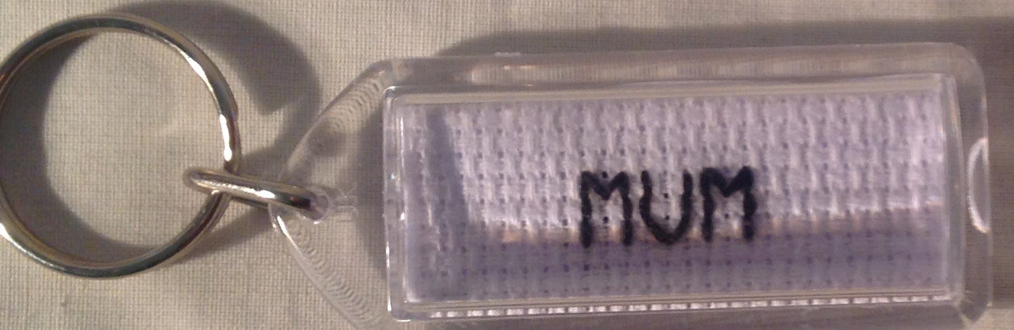 CROSS STITCH LONG KEYRINGS INCLUDING P&P TO UK SALE ON 2 ITEMS + ACROSS MY SHOP CODE 309