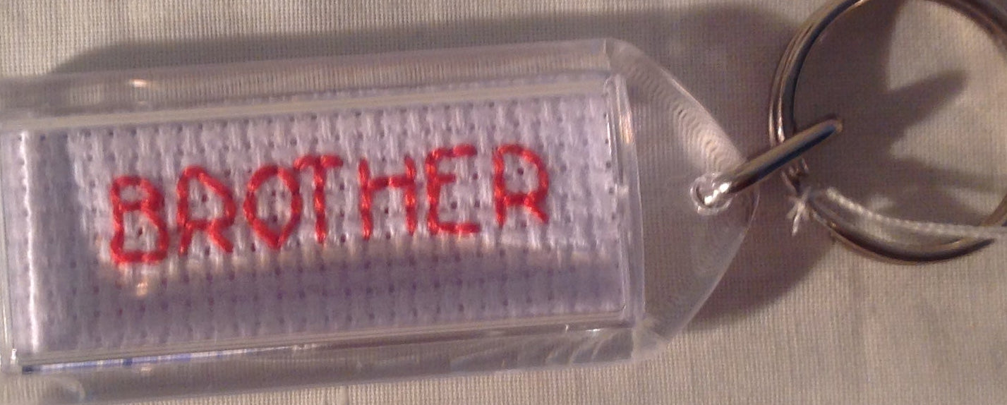 CROSS STITCH LONG KEYRINGS INCLUDING P&P TO UK SALE ON 2 ITEMS + ACROSS MY SHOP CODE 310