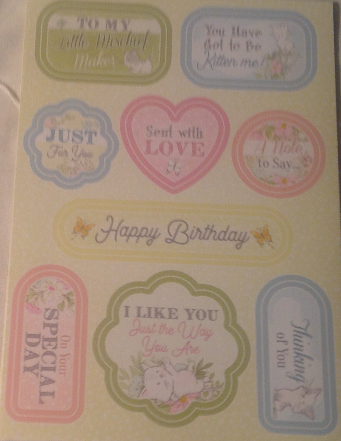 03. BUY 2 6X6 INCH CARD KITS SALE ON TWO ITEMS PLUS ACROSS MY SHOP P&P INCLUDED CODE 3