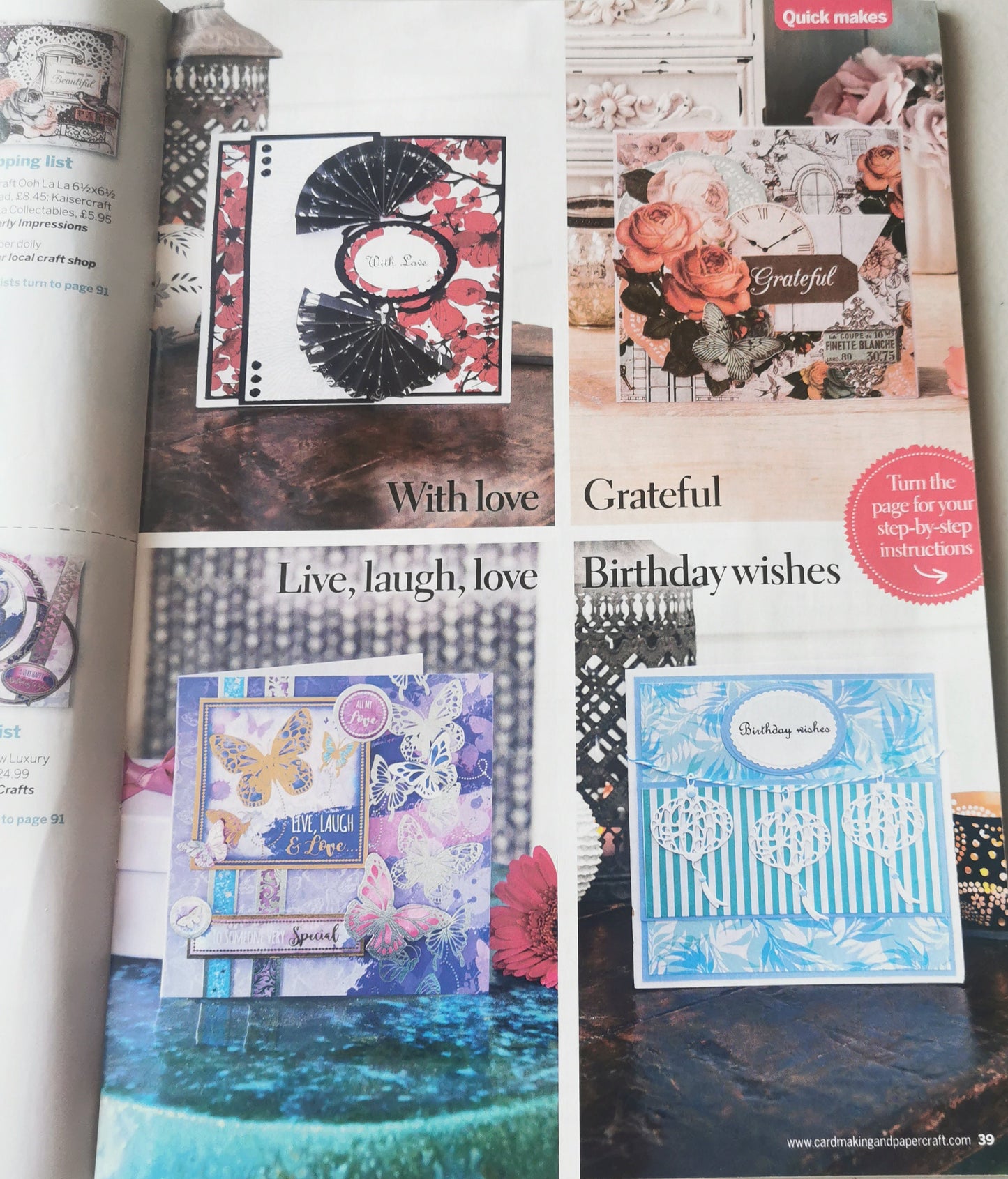 CARD & PAPER MAKING INCLUDING P&P TO UK SALE ON 2 ITEMS PLUS ACROSS MY SHOP CODE 407