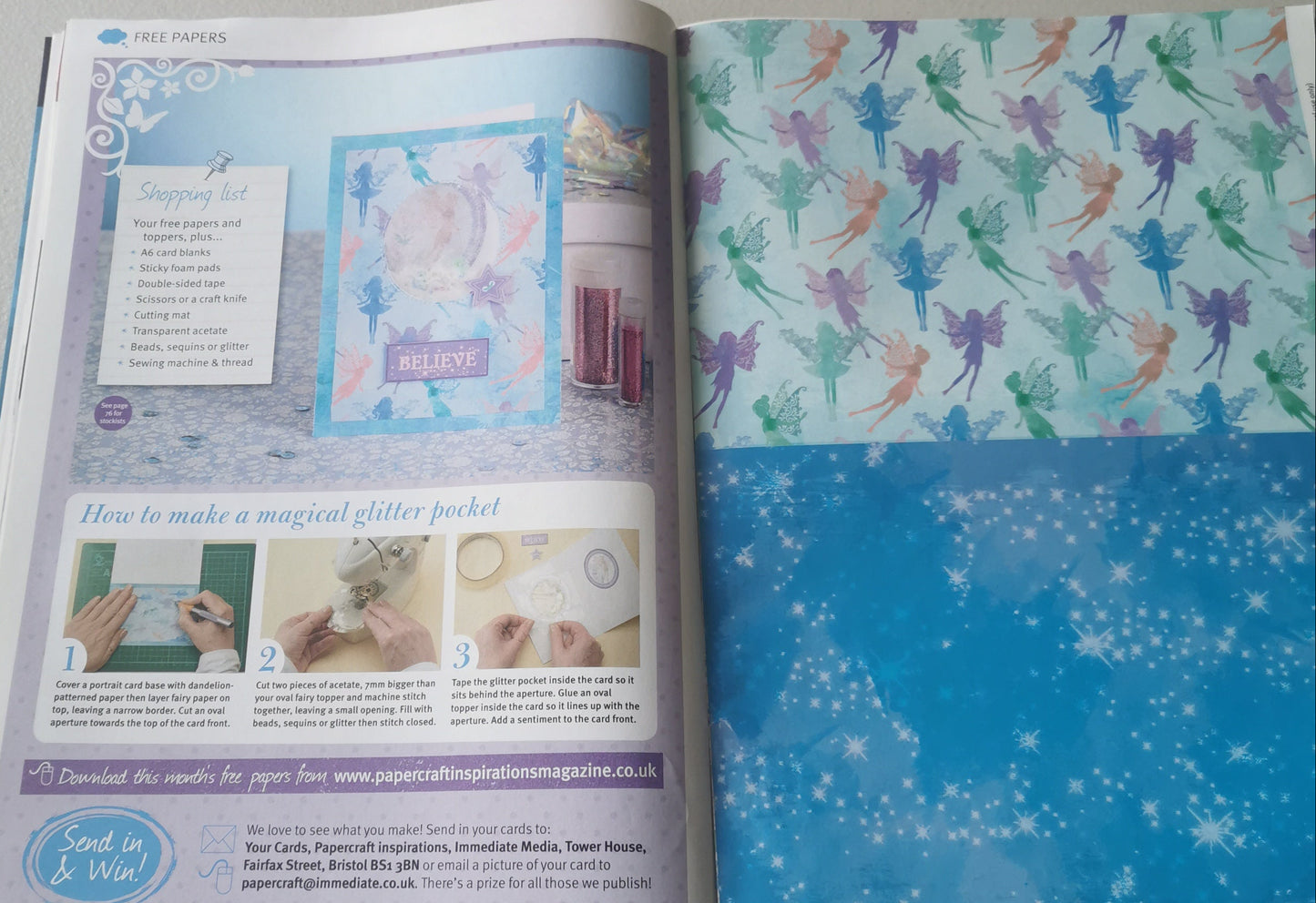 PAPERCRAFT INSPIRATIONS INCLUDING P&P TO UK SALE ON 2 ITEMS PLUS ACROSS MY SHOP CODE 508