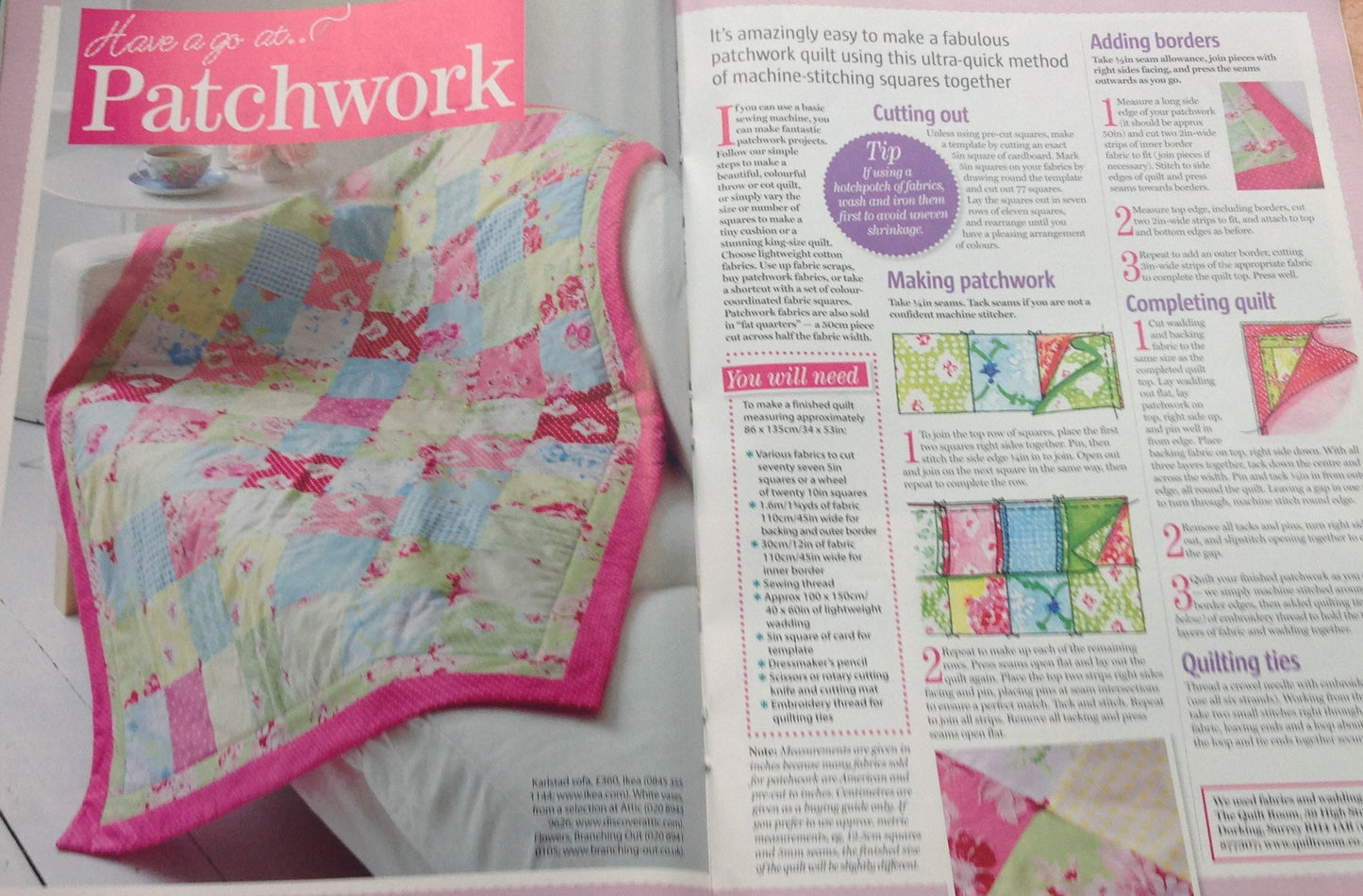 76 PACKED PAGES CRAFT SPECIAL INCLUDING P&P TO UK SALE ON 2 ITEMS PLUS ACROSS MY SHOP CODE 28
