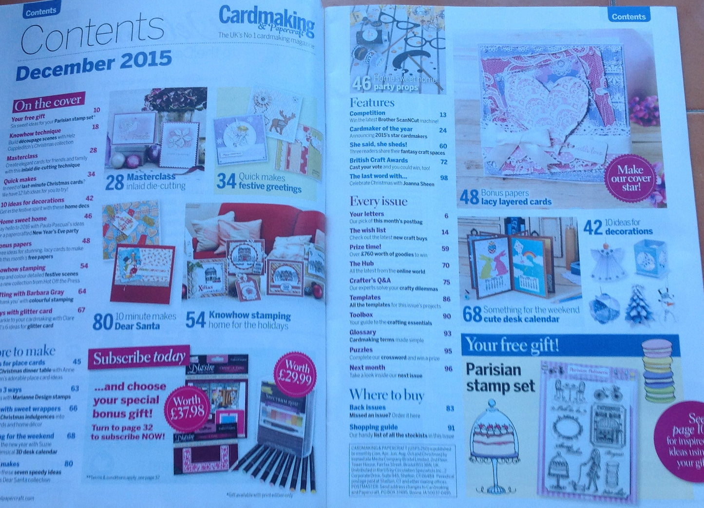 CARD & PAPER MAKING INCLUDING P&P TO UK SALE ON 2 ITEMS PLUS ACROSS MY SHOP CODE 7