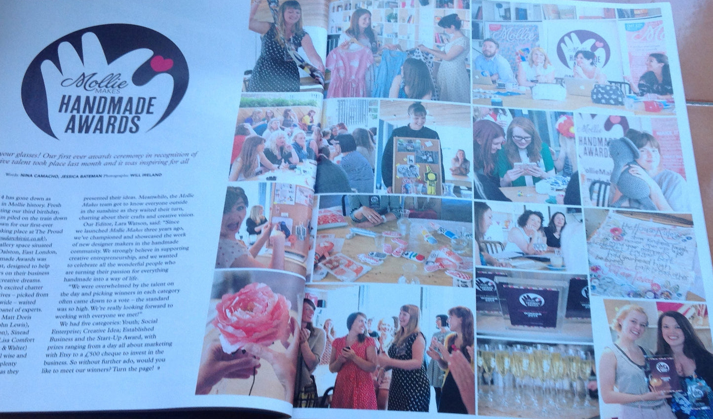 MOLLIE MAKES INCLUDING P&P TO UK SALE ON 2 ITEMS PLUS ACROSS MY SHOP CODE 3