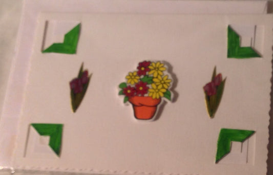 HAND MADE SMALL  6" x 4" CARDS INCLUDING P&P TO UK CODE 4