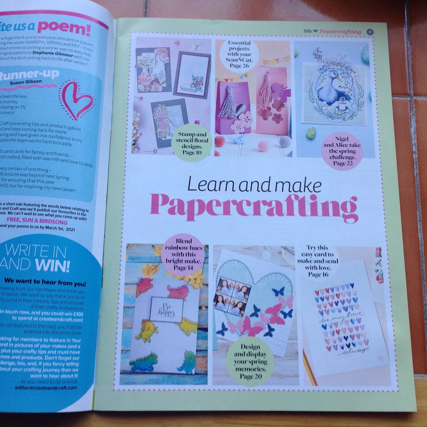 ART AND CRAFT MAGAZINES INCLUDING P&P TO UK  CODE 72