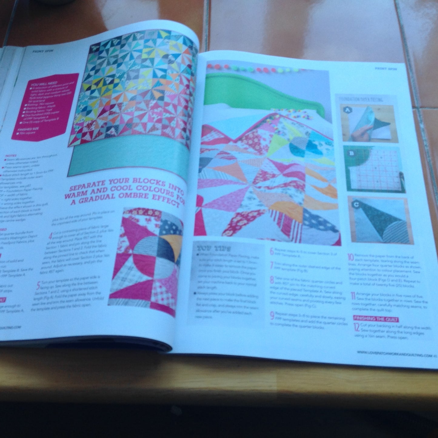 ART AND CRAFT MAGAZINES INCLUDING P&P TO UK  CODE 101