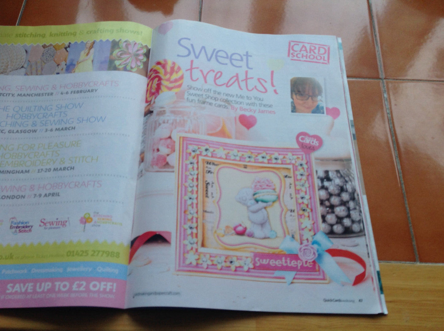 ART AND CRAFT MAGAZINES INCLUDING P&P TO UK  CODE 75