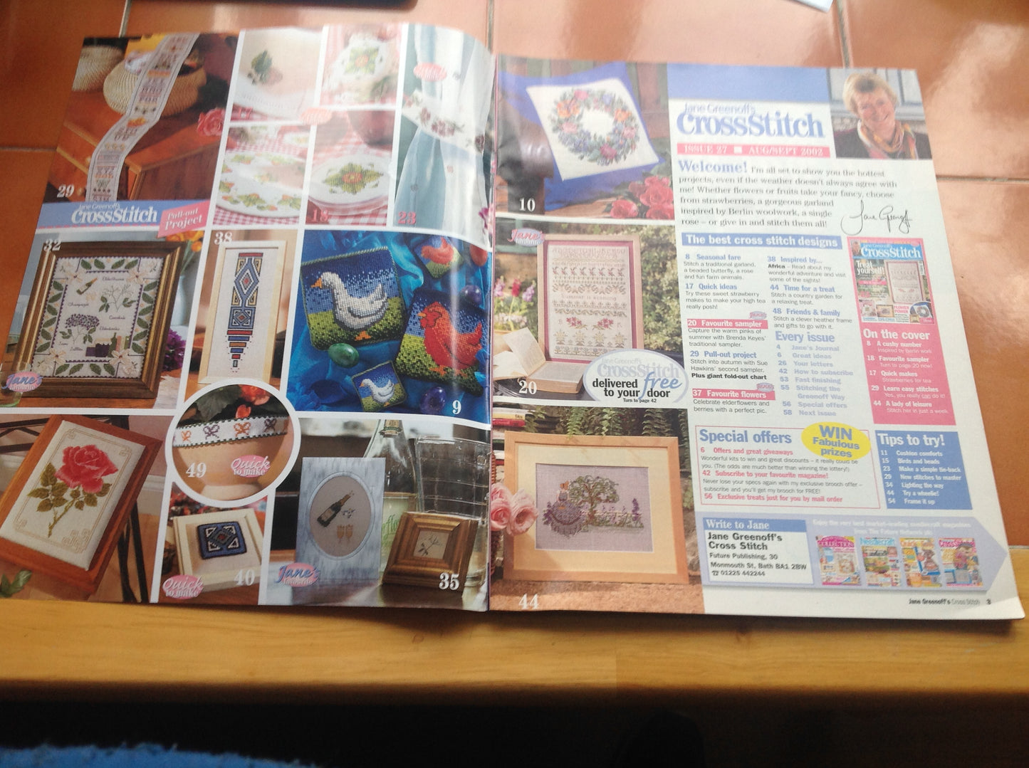 CROSS STITCH MAGAZINE INCLUDING P&P TO UK CODE 40