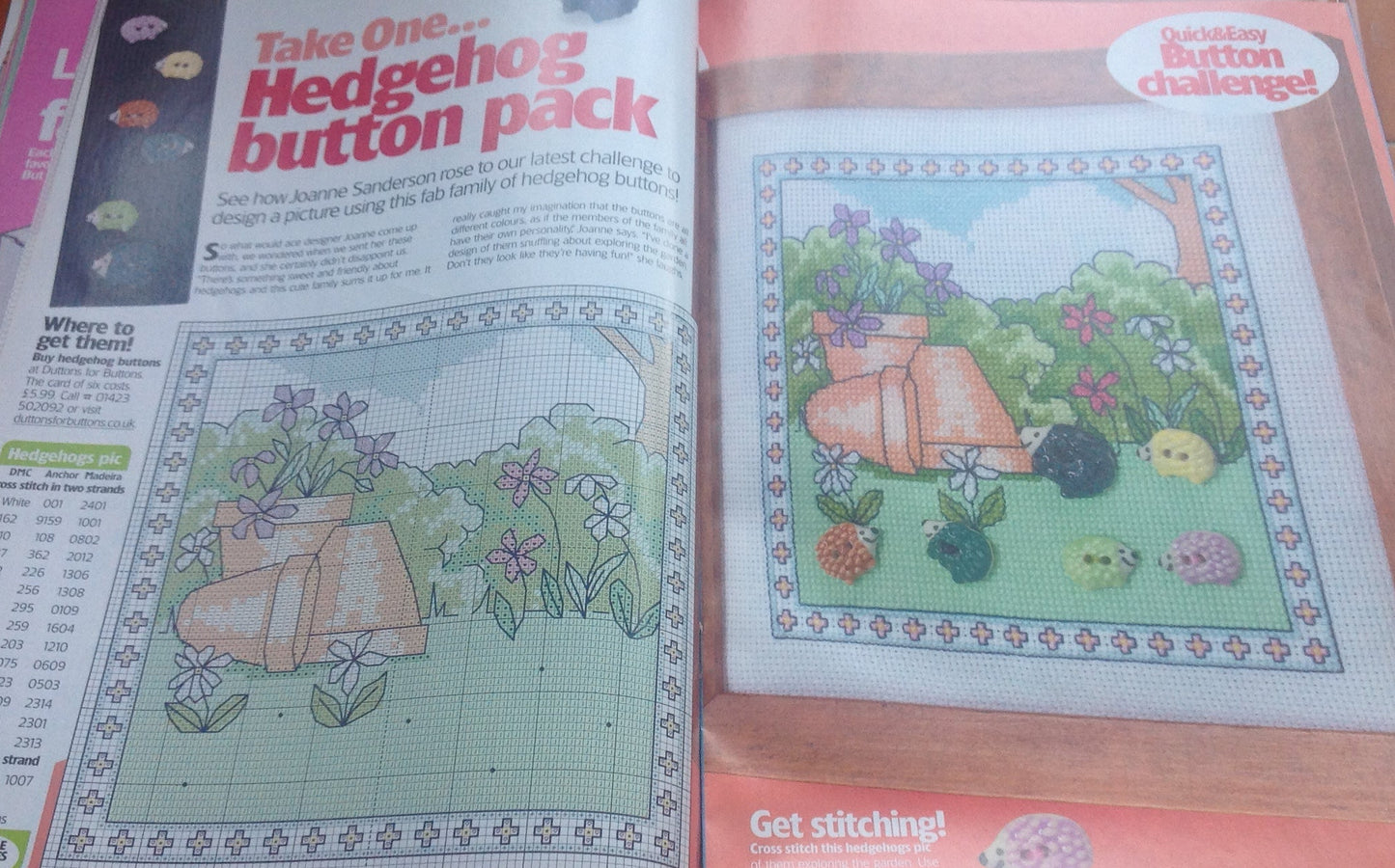 QUICK & EASY CROSS STITCH INCLUDING P&P TO UK SALE ON 2 ITMES PLUS ACROSS MY SHOP CODE 54