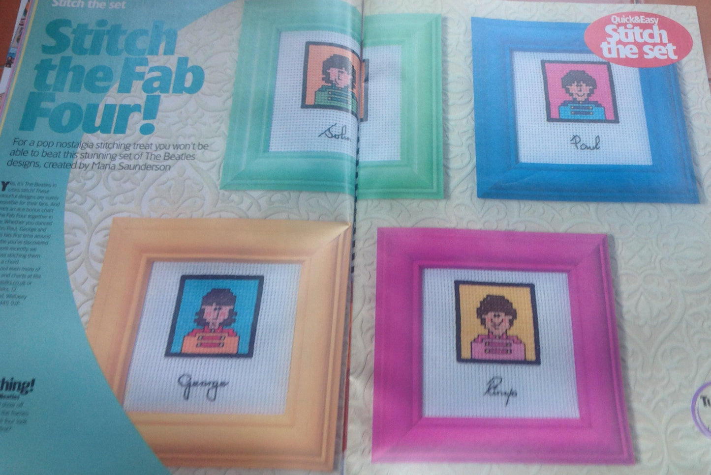 QUICK & EASY CROSS STITCH INCLUDING P&P TO UK SALE ON 2 ITMES PLUS ACROSS MY SHOP CODE 54