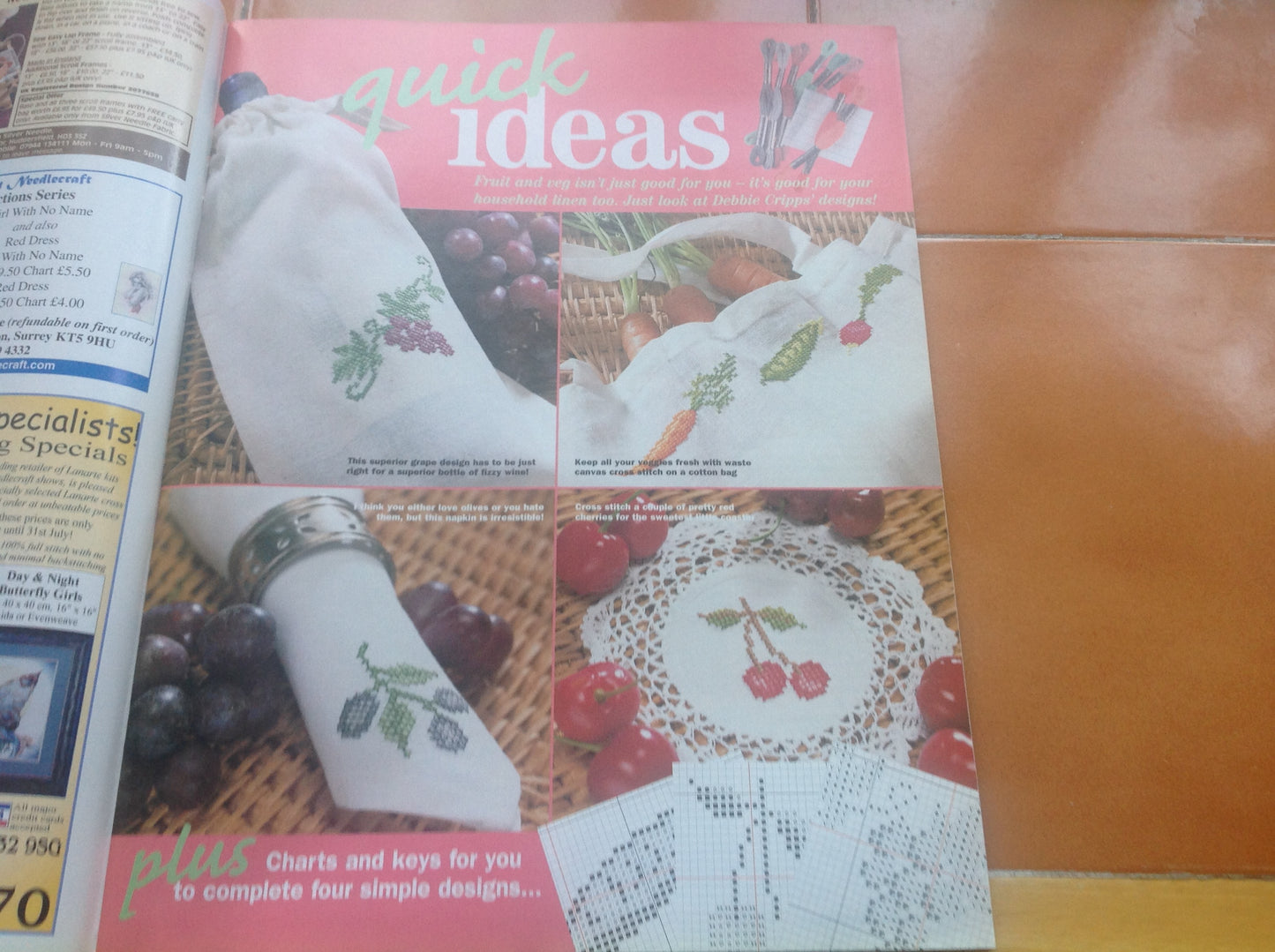 CROSS STITCH MAGAZINE INCLUDING P&P TO UK CODE 41