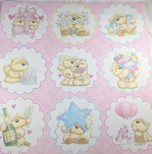 10 SHEETS 30CM X 30CM DECORATED PAPER SALE ON TWO ITEMS PLUS ACROSS MY SHOP P&P INCLUDED TO UK CODE 200