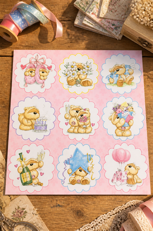 10 SHEETS 30CM X 30CM DECORATED PAPER SALE ON TWO ITEMS PLUS ACROSS MY SHOP P&P INCLUDED TO UK CODE 200
