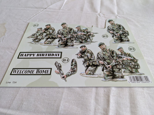 BUY 2 6X6 INCH 3D CARD KITS SALE ON TWO ITEMS PLUS ACROSS MY SHOP P&P INCLUDED CODE 12