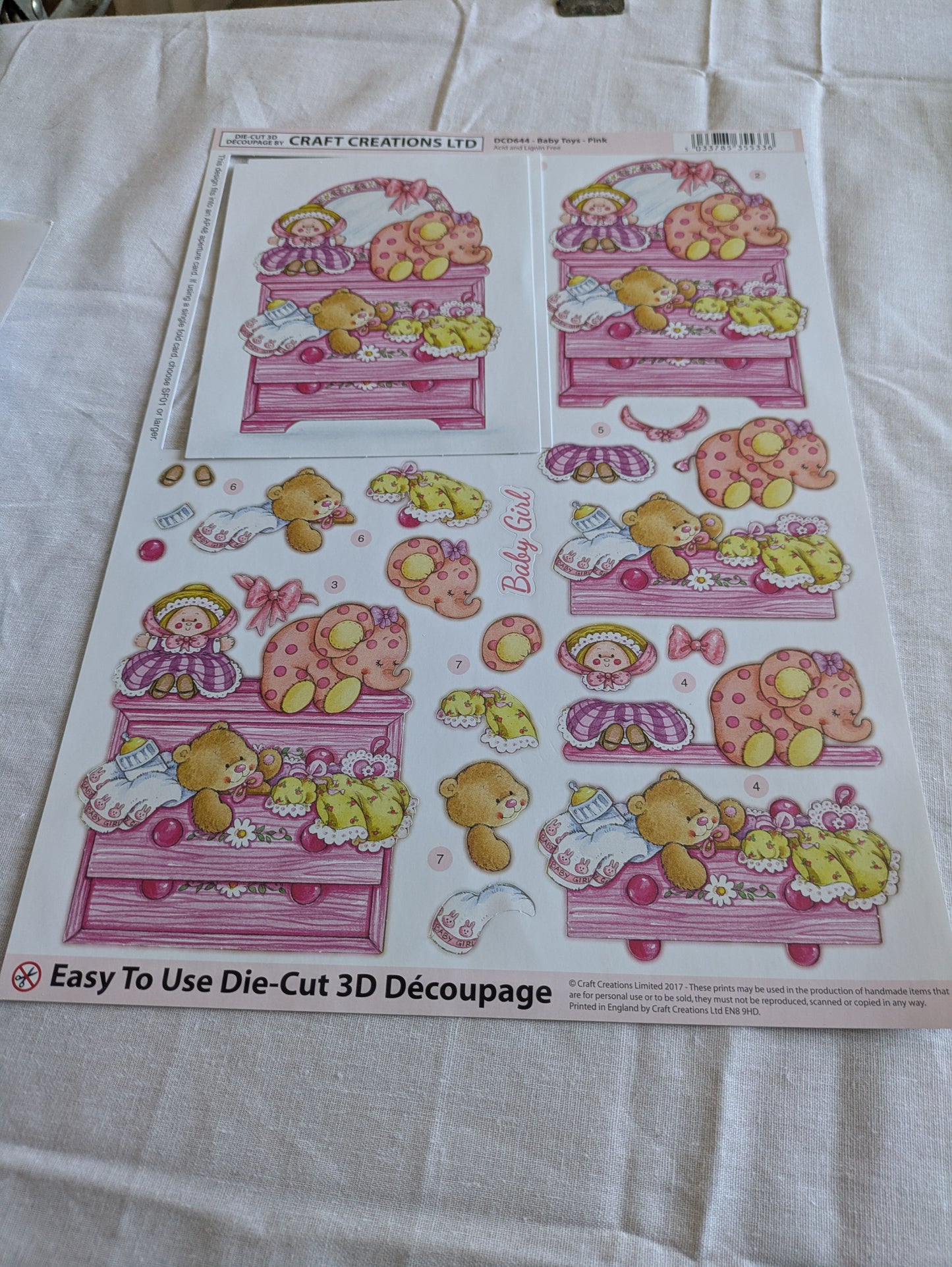 BUY 2 6X6 INCH 3D CARD KITS SALE ON TWO ITEMS PLUS ACROSS MY SHOP P&P INCLUDED CODE 29