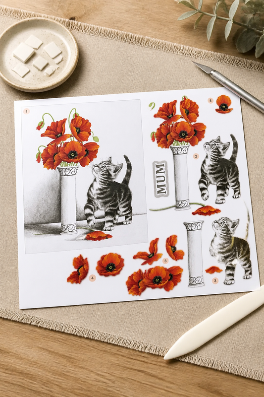 BUY 2 6X6 INCH 3D CARD KITS SALE ON TWO ITEMS PLUS ACROSS MY SHOP P&P INCLUDED TO UK CODE 41