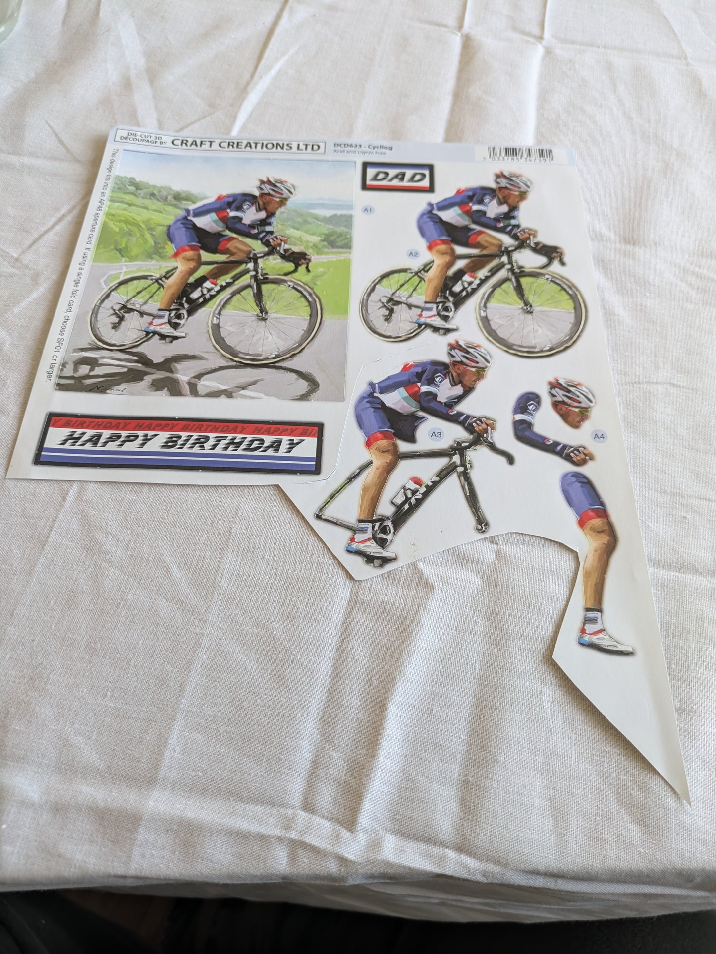 BUY 2 6X6 INCH 3D CARD KITS SALE ON TWO ITEMS PLUS ACROSS MY SHOP P&P INCLUDED CODE 42