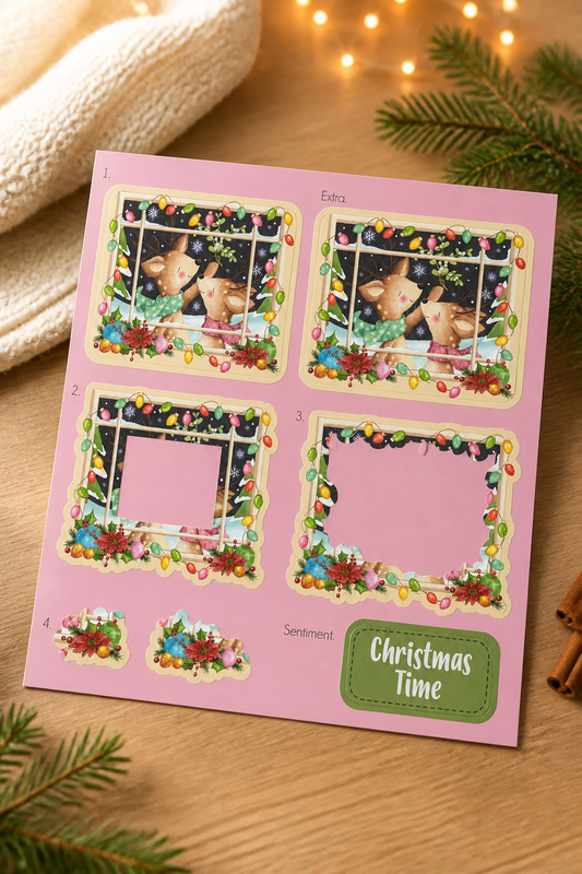 BUY 2 6X6 INCH 3D CARD KITS SALE ON TWO ITEMS PLUS ACROSS MY SHOP P&P INCLUDED TO UK CODE 45