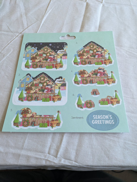 BUY 2 6X6 INCH 3D CARD KITS SALE ON TWO ITEMS PLUS ACROSS MY SHOP P&P INCLUDED CODE 50