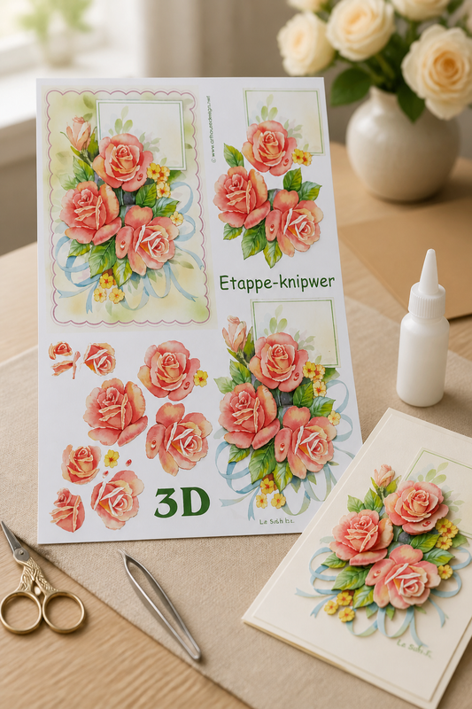 BUY 2 6X6 INCH 3D CARD KITS SALE ON TWO ITEMS PLUS ACROSS MY SHOP P&P INCLUDED TO UK CODE 58