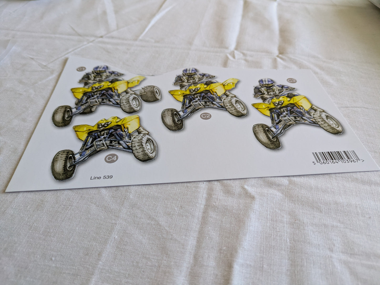 BUY 2 6X6 INCH 3D CARD KITS SALE ON TWO ITEMS PLUS ACROSS MY SHOP P&P INCLUDED CODE 104