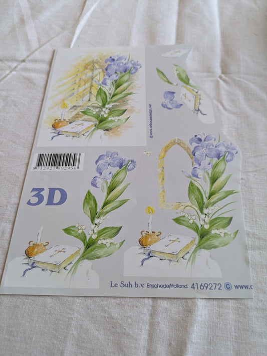 BUY 2 6X6 INCH 3D CARD KITS SALE ON TWO ITEMS PLUS ACROSS MY SHOP P&P INCLUDED CODE 142