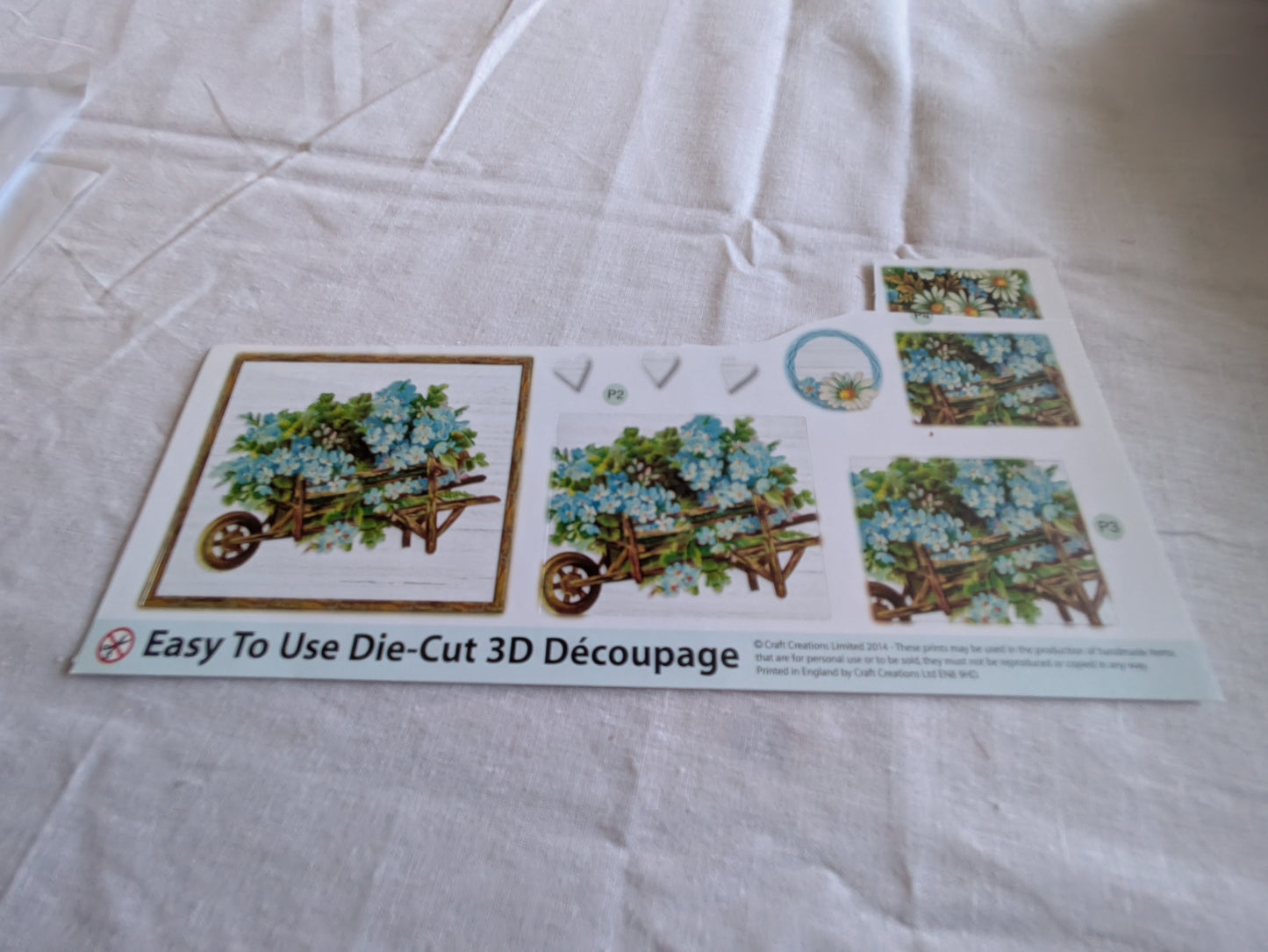 BUY 2 6X6 INCH 3D CARD KITS SALE ON TWO ITEMS PLUS ACROSS MY SHOP P&P INCLUDED CODE 162