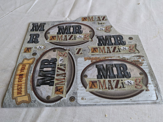 BUY 2 6X6 INCH 3D CARD KITS SALE ON TWO ITEMS PLUS ACROSS MY SHOP P&P INCLUDED CODE 183