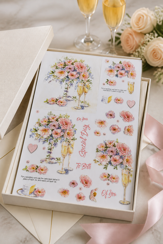 BUY 2 6X6 INCH 3D CARD KITS SALE ON TWO ITEMS PLUS ACROSS MY SHOP P&P INCLUDED TO UK CODE 192