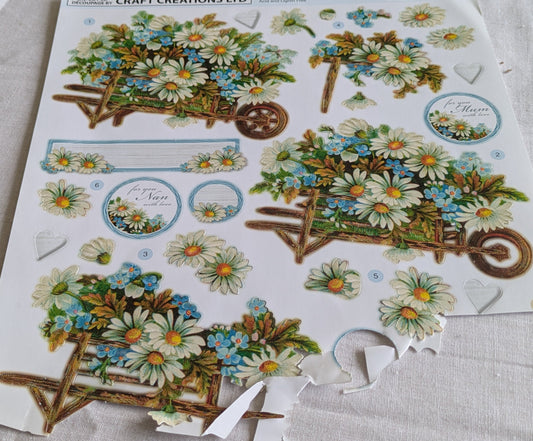 BUY 2 6X6 INCH 3D CARD KITS SALE ON TWO ITEMS PLUS ACROSS MY SHOP P&P INCLUDED TO UK CODE 204