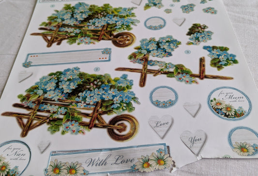 BUY 2 6X6 INCH 3D CARD KITS SALE ON TWO ITEMS PLUS ACROSS MY SHOP P&P INCLUDED TO UK CODE 205